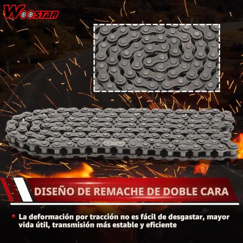 Cadena #35 WOOSTAR de alta resistencia para un rendimiento estable en motores de Mini Bike 4