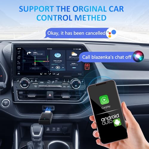 Adaptador sem fio Apple CarPlay, converte com fio para dongle CarPlay Plug & Play, adaptador automot