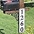 YIPTOUR Custom Reflective 911 Address Sign for House, 16"x4" Personalized Metal Address Plaque for Outside, Waterproof .040 Aluminum, Used for Mailbox, Driveway, Home(Vertical-Full color style)