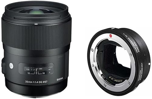Sigma Lente artística de 1.378 in f/1.4 DG HSM con lente MC-11 Canon EF a Sony E convertidor para Canon EF