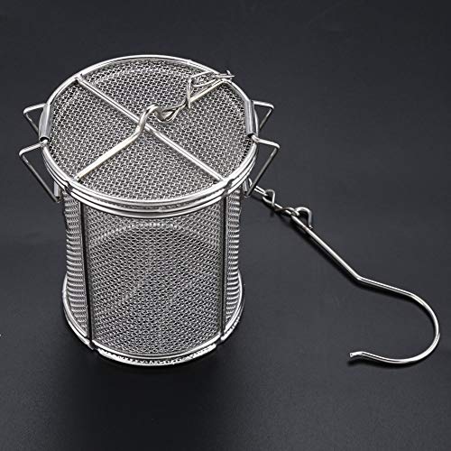 Spice Seasoning Strainer Stainless Steel Tea Ball Strainer Soup Seasonings Seperation Basket Spice Filter #TOP6