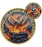 Knight Dumpster Fire Challenge Coin - Dumpster Fire Desk Accessories- Funny Desk Accessories for ...