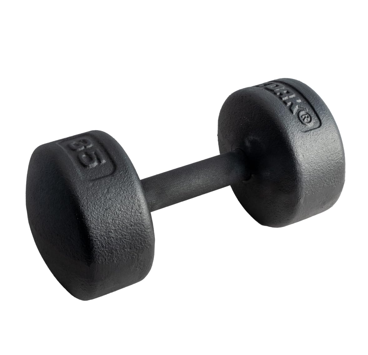 YORK Legacy Solid Round Dumbbell 35 LB, Black