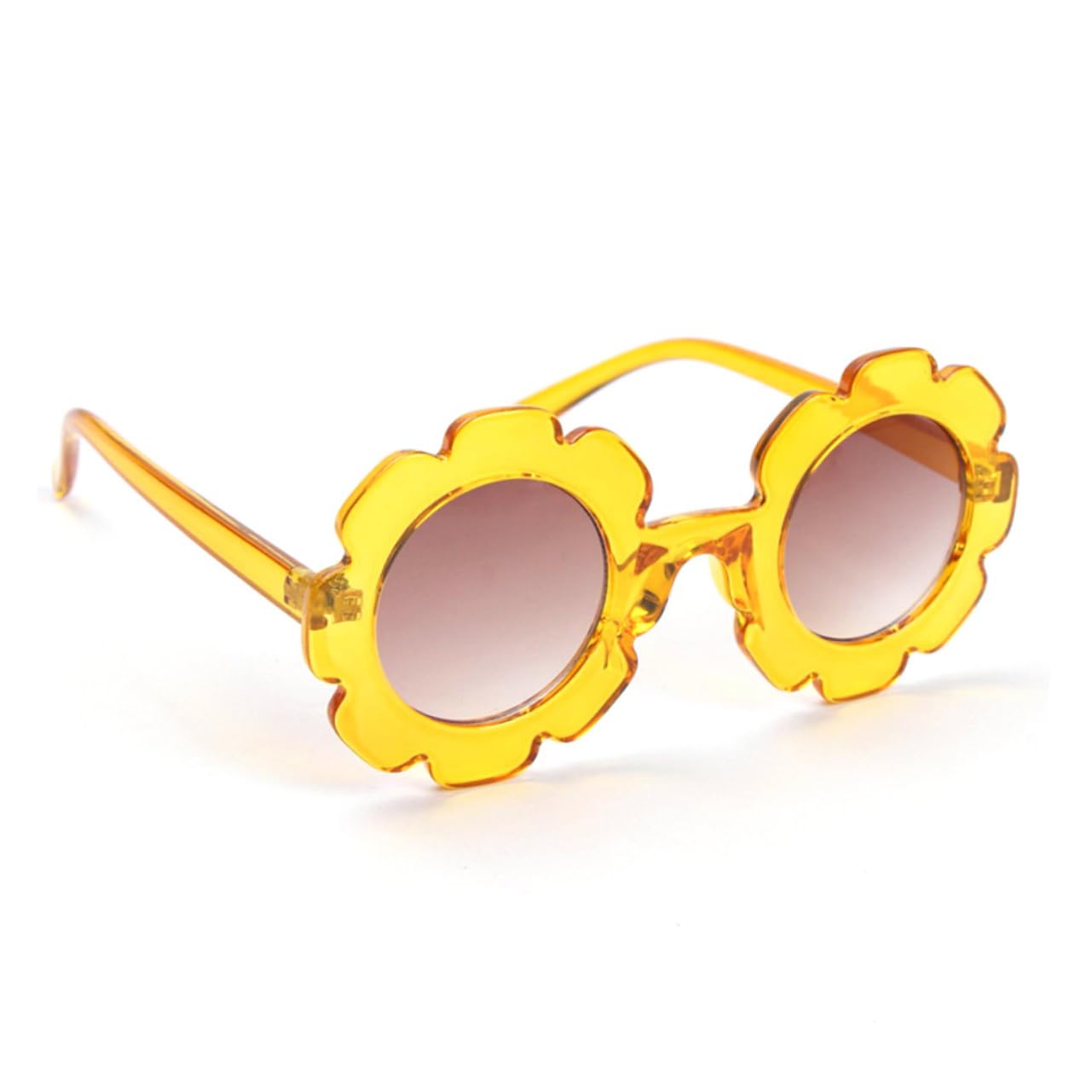 PartyKindom Sunflower Outline Boys and Girls Glasses Frame Sunglasses for Boys and Girls Adorable Plastic Safe