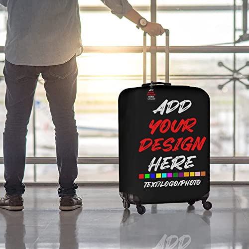 Custom Travel Luggage Protector, Washable Anti-scratch Luggage Cover For Suitcase Baggage Fits 19-32 Inch Luggage CUSTOM Medium3
