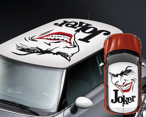 Adesivi Creativi - Tuning Auto Capote Joker