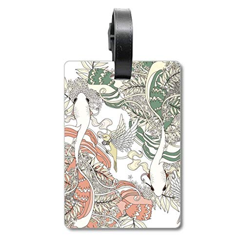 Étiquette pour valise Ukiyo-e avec motif carpe aux finitions haut de gamme