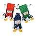 Felt Penguin Drawstring Winter Christmas Holiday Gift Bags (1 dz)