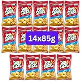 (14x85g Salted) Lorenz Pomsticks Potato Sticks Paprika And Salted Full Case