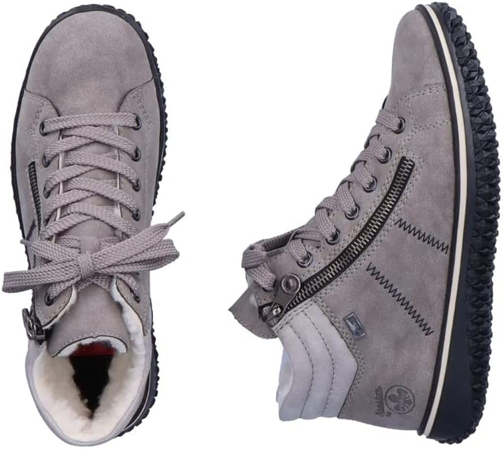 Rieker DAMES Enkellaarzen Z4180, Vrouwen Enkellaarsjes,laarzen,halve laarzen,laars,gevoerd,winterlaarzen,Bruin (braun / 22),38 EU / 5 UK