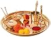 Produktbild Spiritual World  Puja-Thali-Set aus Metall (29,4 cm x 11,62 cm x 11,62 cm)