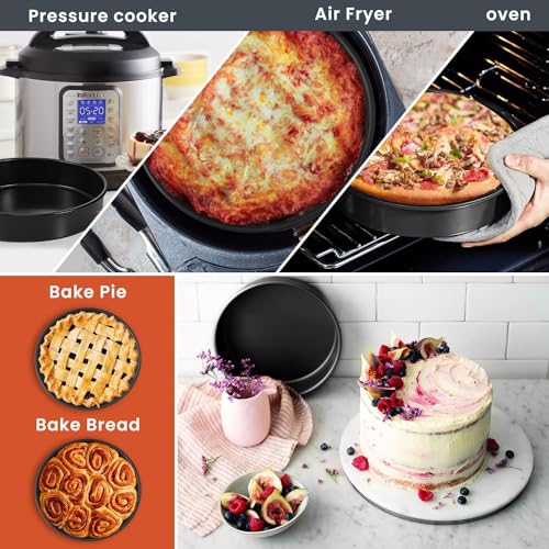 Rfaqk 133Pcs Round Cake Pans Sets For Baking + Cake Decorating Supplies thumb #2