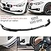 MUTUSAISI Front Bumper Lip Splitter Spoiler Compatible with 2012 2013 2014 2015 2016 2017 2018 BMW F30 F31 Base 328i 320i 328d 330e 330i 340i Accessories （Gloss Black）