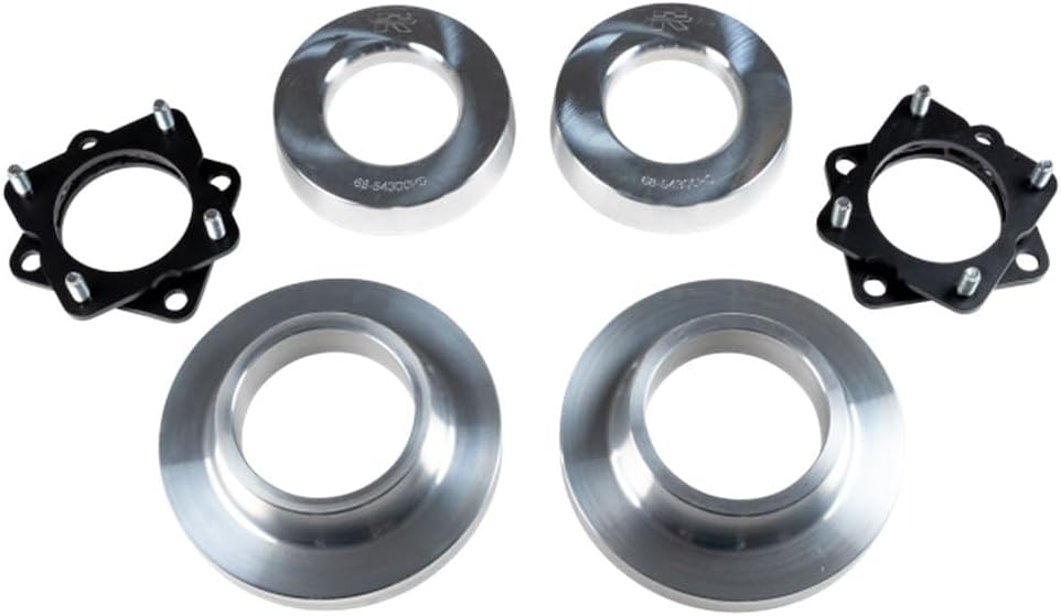 Lift Kit Suspension 2.5 Inch Front 1 Inch Rear Without Shocks Black Front Strut Rear Coil Spring Spacers