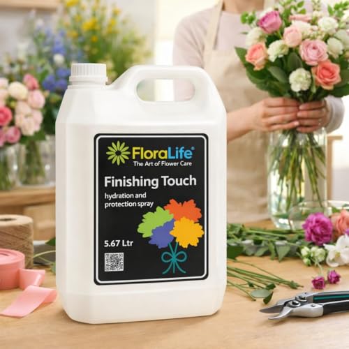 Image of Oasis FloraLife Finishing Touch - Hydrating Multi-Nutrient Formula Spray for Fresh-Cut Flowers - 5.67 Litre