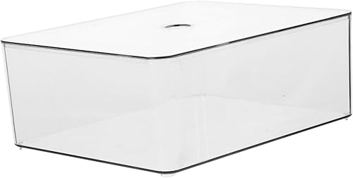 Organizador de maquillaje a prueba de polvo Caja de almacenamiento de maquillaje de acrílico Caja de almacenamiento de maquillaje de escritorio