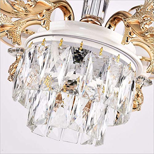 Vyyaf Glass Zinc Alloy Kitchen Chandelier Atmosphere European Style Restaurant Hotel Living Room Chandelier Light Home Study Modern Simple Light Luxury Lamp Lovely #TOP2