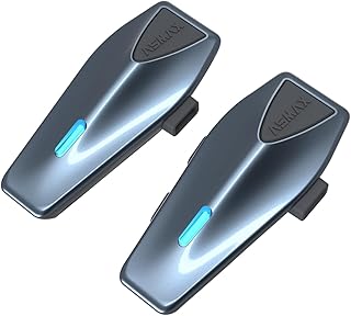 Sponsored You’re seeing this ad based on the product’s relevance to your search query.Learn more about this advertisement ASMAX S1 Motorcycle Bluetooth Headset, Mesh Intercom for up to 8 Riders, Helmet Communication System with Voice Control, FM Radio, Noise Cancellation, Universal Pairing, Blue, Twin Pack