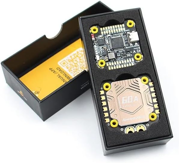 SpeedyBee F405 V4 BLS 60A Stack (F405 Flight Control+BLS 60A 4in1 ESC) ICM42688P 3~6S Lipo for RC FPV Racing Drones Parts (SB-F4V4-60-STACK)