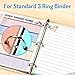 Forvencer 8-Tab Binder Dividers with Tabs, Big Tabs, Write&Erase Plastic Dividers for 3 Ring Binder, Binder Tabs for Organizers, 3 Ring Binder Dividers with Tabs for School Office (Pastels, 2 Set)