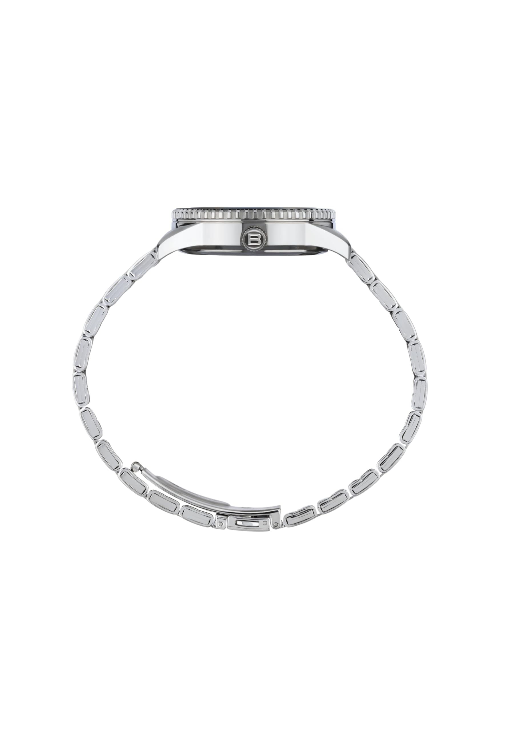Breil, Collezione Overhand, Orologio Uomo con Bracciale in Acciaio, Resistente All'Acqua, Movimento al Quarzo, Cassa 39 mm, Chiusura con Pulsanti