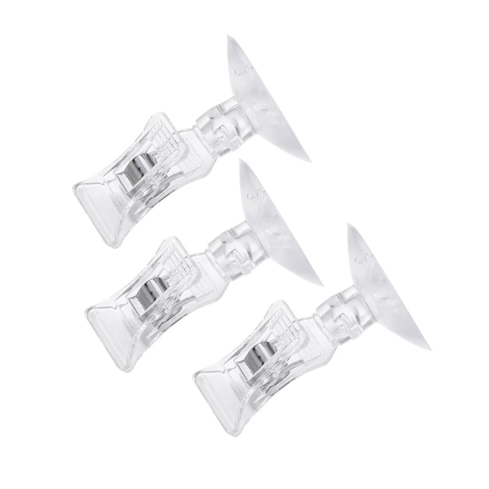 Vaeltor One Color 30Pcs Clear Sucker Clamp Bathroom Wall Suction Cup Clip For Window Office Door Multifunctional Abs Home Mall Shop Smooth Surface