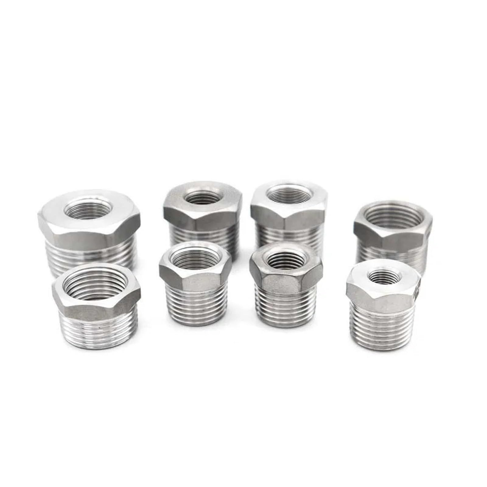 AEVHBAMXN 1PC DN32 to DN10 Reducing Bushing BSP Male Female Thread Pipe Fitting SS304 Stainless Steel AEVHBAMXN