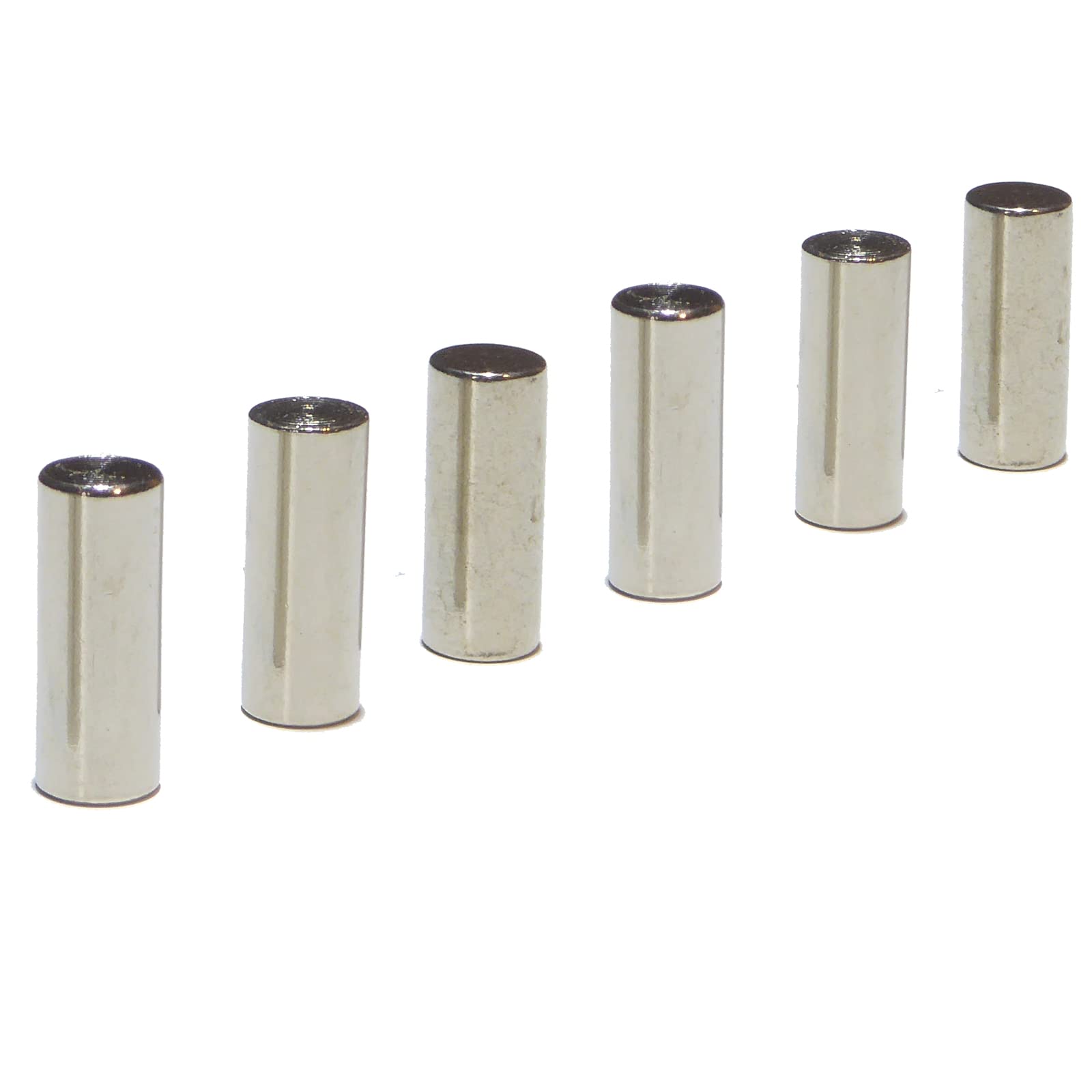 Set of six pole piece slugs for guitar pickup 5mm x 12mm pickup bars Polepiece