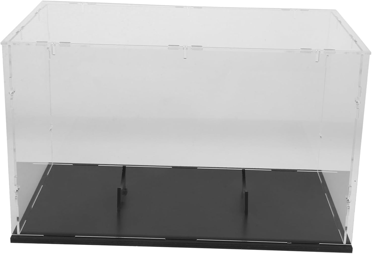 Luxshiny Acrylic Rugby Ball Display Case Multi-use Storage Box Cover for Dust Protection Detachable Design for Easy Access for Home and Collectibles