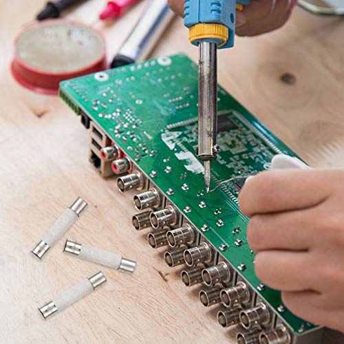 Lurrose 20A Tubos de Fusíveis de Cerâmica Fusível de Micro-Ondas Kit de Fusíveis à Prova de Explosão