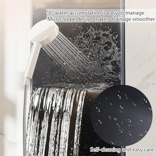 Doccia impermeabile in acciaio inox moderno mensola da parete per bagno design salvaspazio per proprietari di case fai da te ry bagno