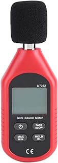 Sound Decibel Meter, UNI-T Authorized UT353 Level Noise Detection LCD Digital Audio Instrument SMT Limit Price 17.99 Amazon 19.99 Monitor dB Measurement 30 to 130 MAX Data Hold Function