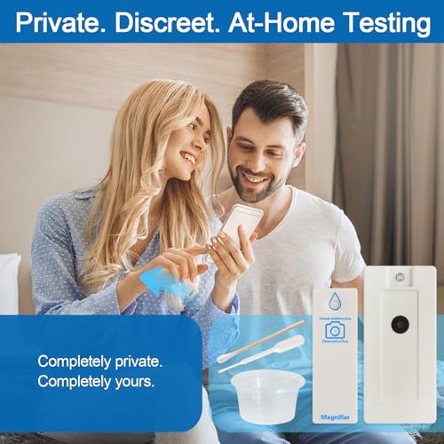 Image of Sperm Microscope & At-Home Semen Analysis Fertility Test - 2-in-1 Fertility Check for Men | Single-Use Male Wellness Device for Conception Readiness & Reproductive Health Awareness