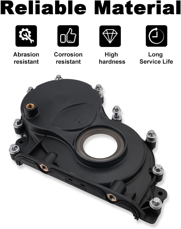 Engine Timing Cover Compatible with Mini Cooper 2014-2019 Cooper Clubman 2016-2019 Cooper Countryman 2017-2019 1.5L L3 Replacement for 11148512597 11144751132
