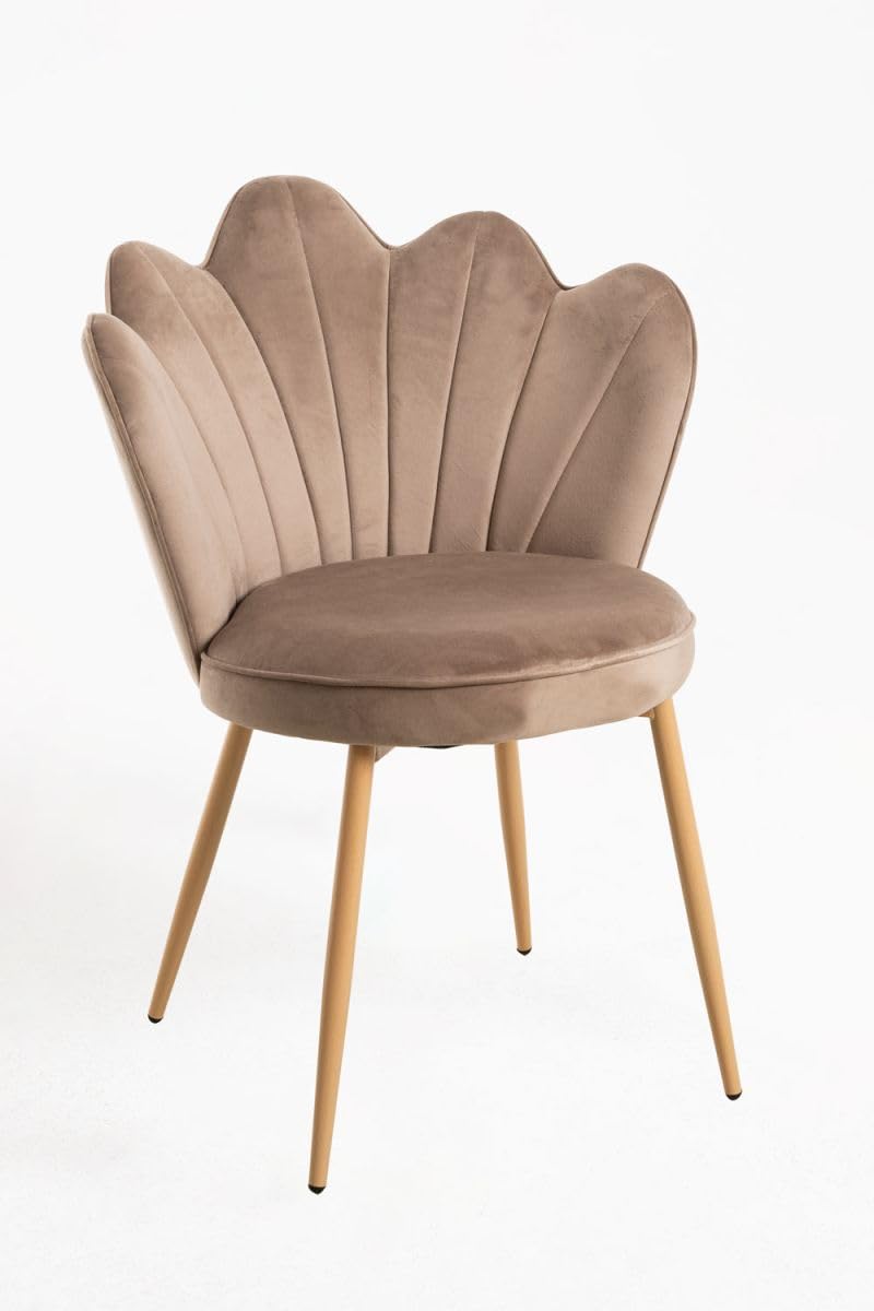 Regalos Miguel - Sillas Comedor - Silla Liaka Terciopelo - Taupe