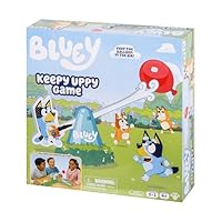Bluey Keepy Uppy Game, Motorized Toddler Game with Bingo and Chilli Character Paddles, Games for 4+ Year Olds