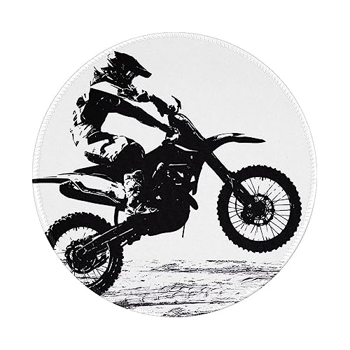 Tapis de souris rond Rider anti-glisse pour résoudre les problèmes de précision du curseur