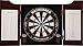 Viper Hudson Sisal/Bristle Steel Tip Dartboard & Cabinet Bundle: Elite Set (Razorback Dartboard, Darts and Laser Throw Line)