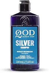 QOD Barber Shop - Shampoo para Cabelos Loiros e Grisalhos Silver Boost - 220ml