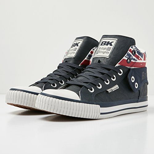 British Knights Męskie Roco High-Top, niebieski - niebieski Navy Union Jack 04-43 EU