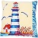 Kit coussin au point de croix Phare