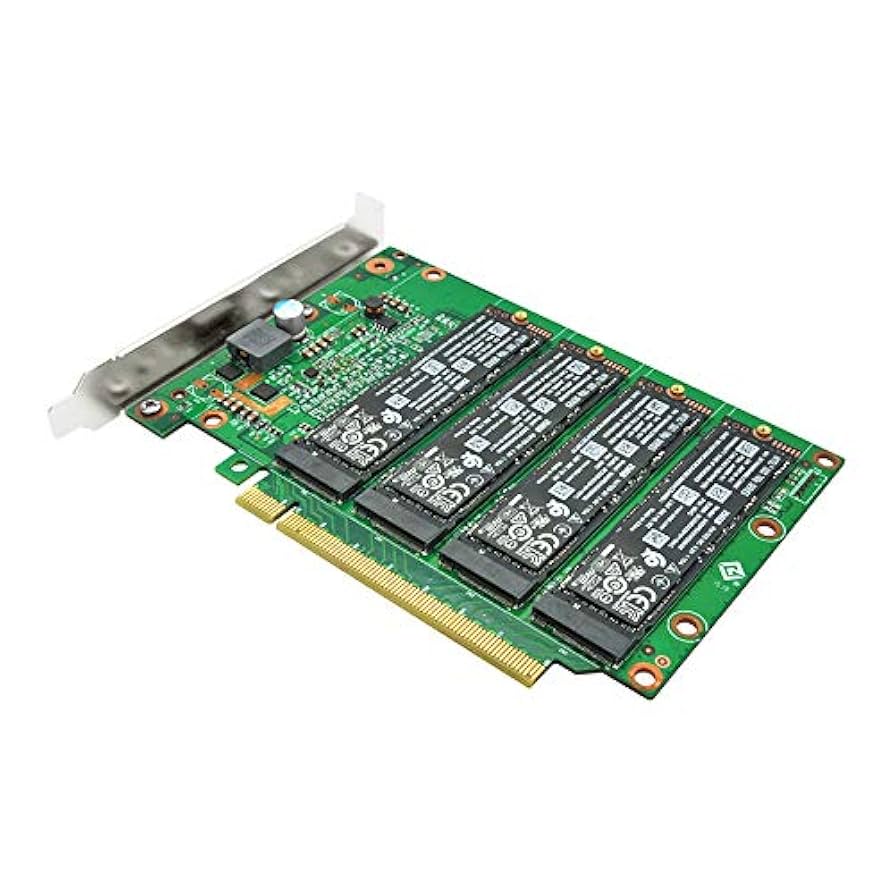 ipolex 4ポート PCIe 3.0 x16 NVMe M.2 SSD Amazon.com: ipolex 4-Port PCIe 3.0 x16 NVMe M.2 SSD Adapter