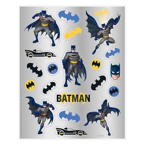 Bold Batman Sticker Sheets for Crafts Cover