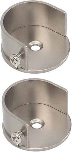 Zerodeko 2 piezas de soporte de pared de poste romano para decoración de techo, cortinas de techo, barras de cortina de ducha, soporte de barra de