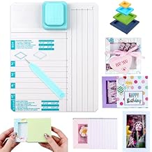 BAOFALI Shadow Box Punch Board for DIY Making 2" 3" 4" 5" Shadow Boxes and Sleeves, Shadow Box Punches Boards with Scoring Tool for DIY Crafting Scrapbooking Holiday Cards Photo