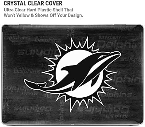 Skinit Case + Skin Compatible with MacBook Air 13in (2020) - Officially Licensed NFL Miami Dolphins Black & White Design