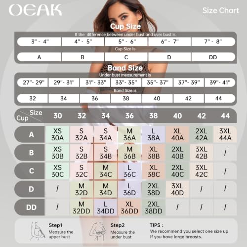 Image of OEAK Womens Wireless Jelly Bras Comfortable Gel Bra Everyday Tshirt Bras