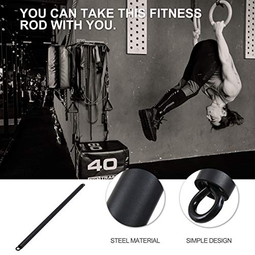 IMIKEYA LAT Acessório de barra de puxar para baixo para máquina de cabo, exercícios de tríceps, músc