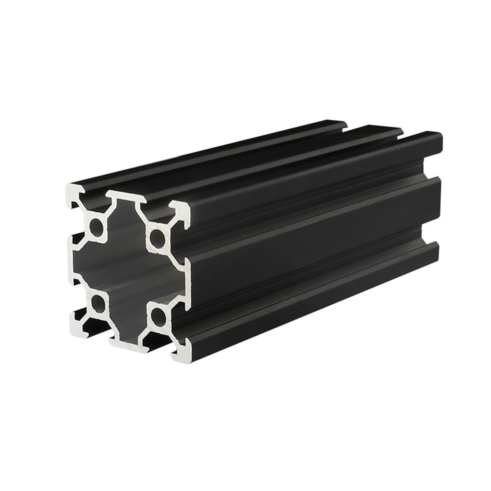 Profilé aluminium 4040 noir double rainure en V, rigidité supérieure pour châssis CNC 650mm