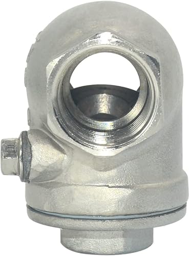 Miniatura 33 de 1" acero inoxidable SS316 válvula de retención oscilante,NPT hembra x rosca hembra,WOG 200 PSI PN16 CF8M